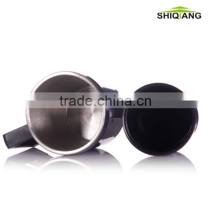 450ml double wall stainless steel office coffee mug with a cup