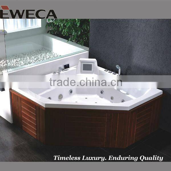 Portable Simple Style Acrylic Sanitary Massage Bathtub