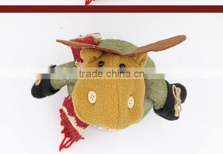 New Christmas Decorations Santa Claus Elk Dolls Paragraph Nuoqi Creative Holiday Gift Storage Candy Box
