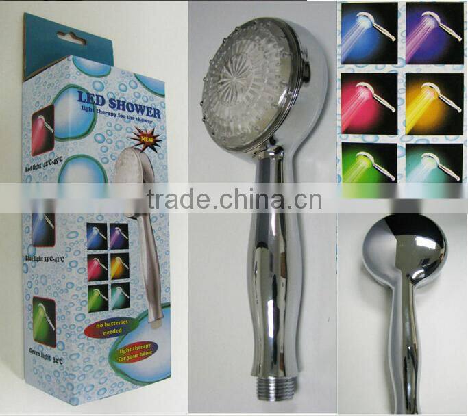 LED hand shower with ROHS and CE certificates