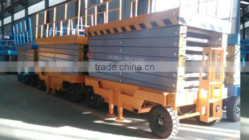 6m 500kg Mobile hydraulic scissor platform/aerial platform