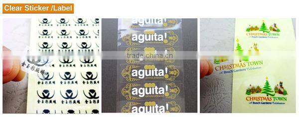 Cheap uv resistant 4 colors processing coated paper sticker