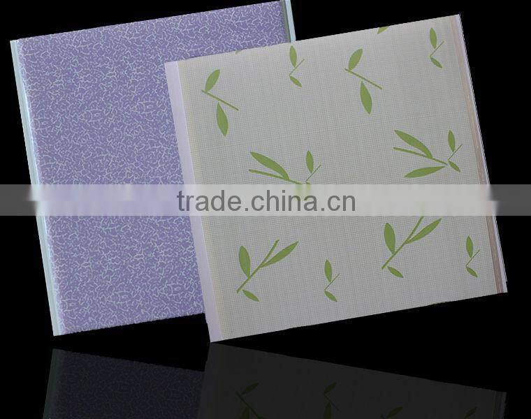 surface film/pvc panel plastic bathroom/pvc ceiling panels outdoor pvc wall pane
