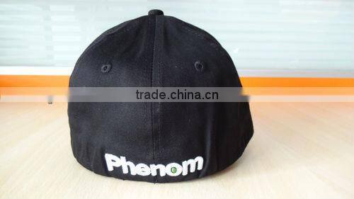 high quality printed green 6 panel fitted baseball hat