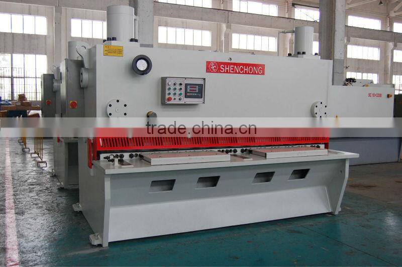 QC11Y-16*2500 hydraulic guillotine shearing machine