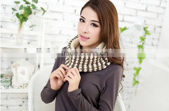 Fashion Assorted Color Wool Loop Lady Winter Scarf