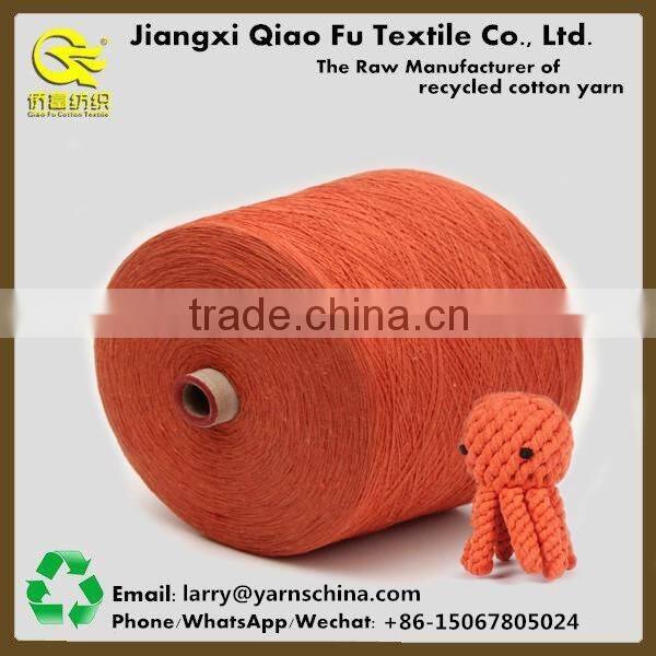Open End Recycled Cotton Polyester Blended Yarn,Carded Cotton Yarn for Pet Balls