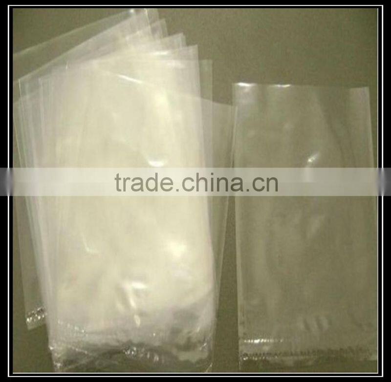 wholesale customized clear ldpe flat bag with open top
