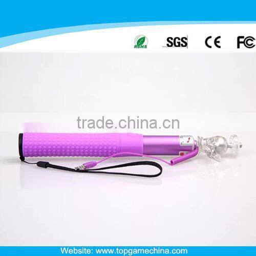 Wholesale new design wired selfie stick monopod no need bluetooth