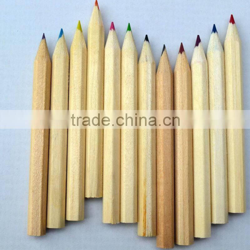 HB 3.5 inch natural wood colored pencils