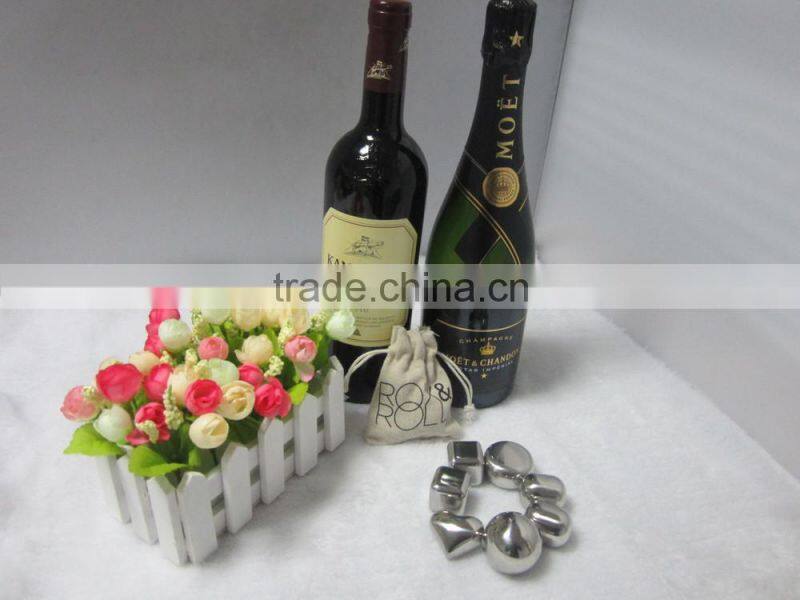 Free sample! Stainless Steel Ice Cube for All Kind of Drink , Whiskey Stones