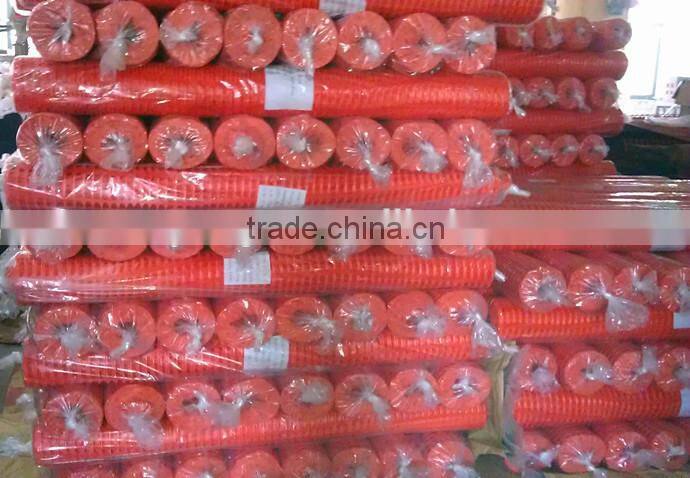 Hot sale warning orange plastic safety fence