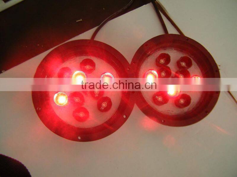 lighting china led rgb outdoor lights 9w round dc12/24v