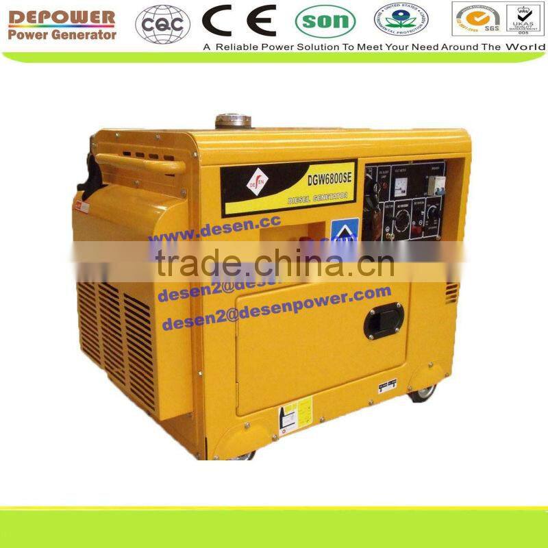 5KW,6KVA 1-phase Silent welding generator
