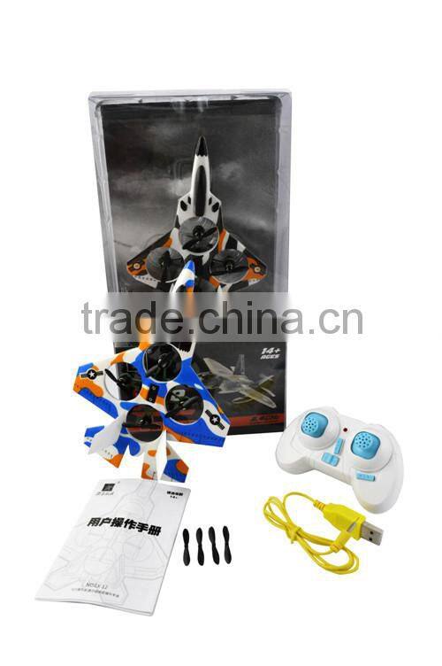 2015 New Toys CX-12 Mini Fighter jet 2.4G rc helicopter 6 Axis quad copter LED RC Quadcopter