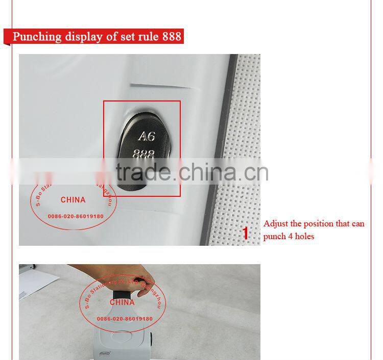 Heavy duty hole punch punch machine