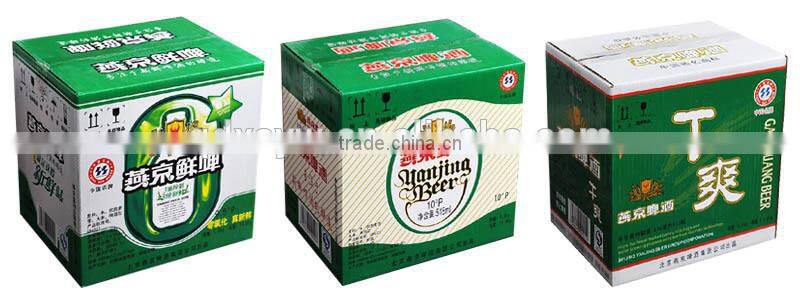 Custom Printed Beer Bottle Packaging Carton