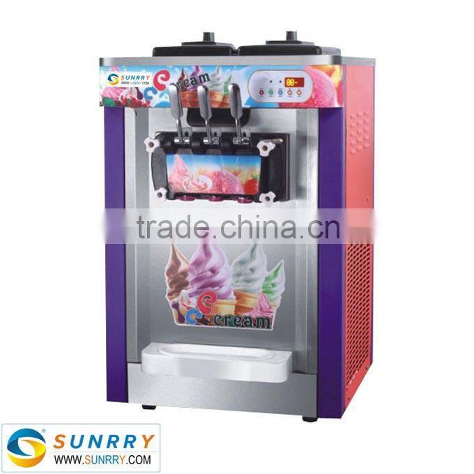 High quality mini type small table top soft serve ice cream machine