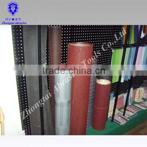 Flexible backing abrasive cloth roll/cotton cleaning cloth roll