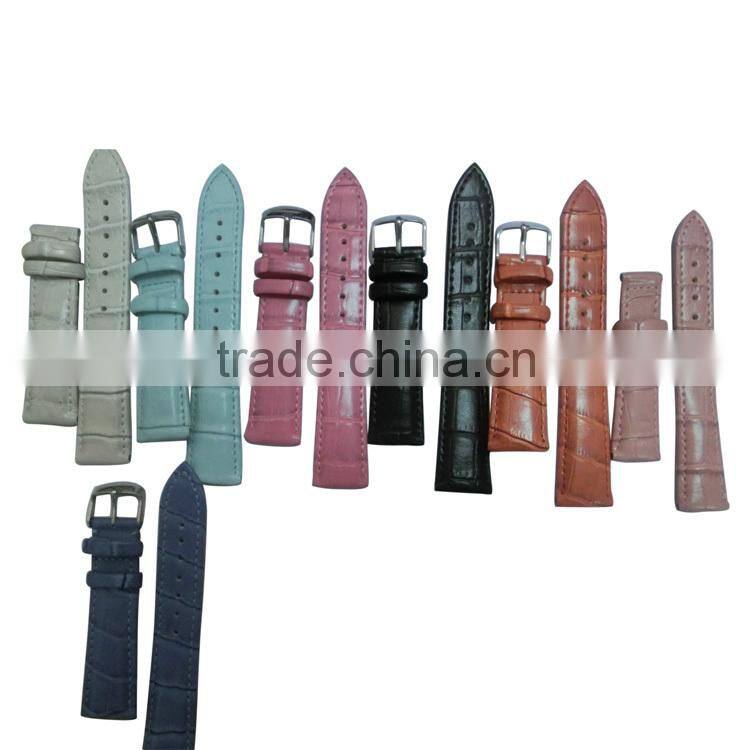 Durable Leather Deployment Watch Band Strap Buckle Bracelet Watch bands