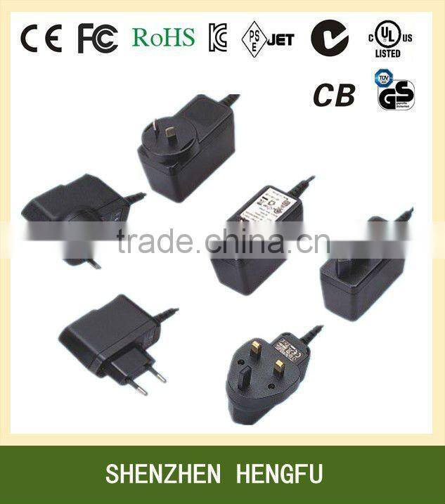 230V 12V 1A AC to DC Power Supply (with UL Approved)