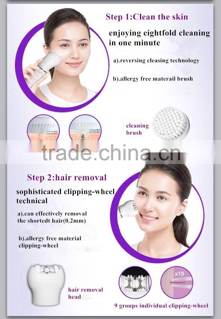 Portable hydra microdermabrasion facial beauty machine with water jet peel
