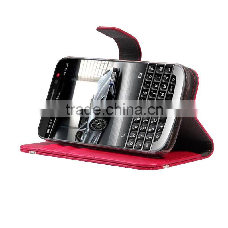 For Blackberry Q20 smartphone wallet case