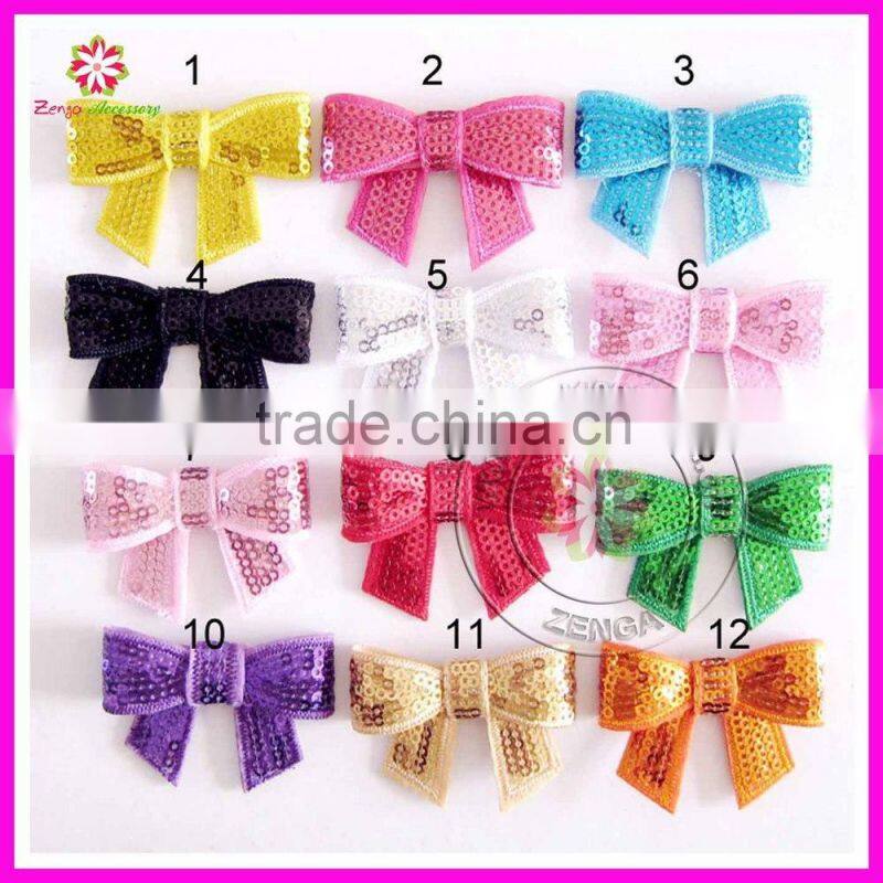 1.5" Sequin bows, mini bows