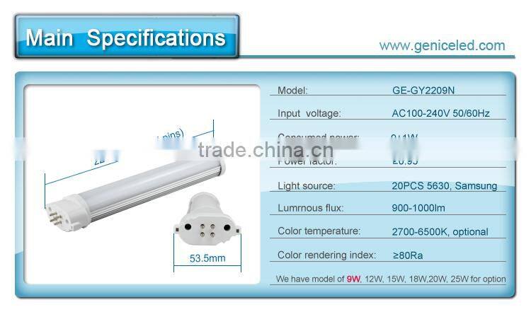 factory directly GY10Q LED PL tube, LED fpl lamp