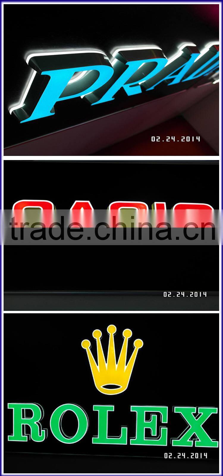 2015Wholesale waterproof outdoor portable digital acrylic sign