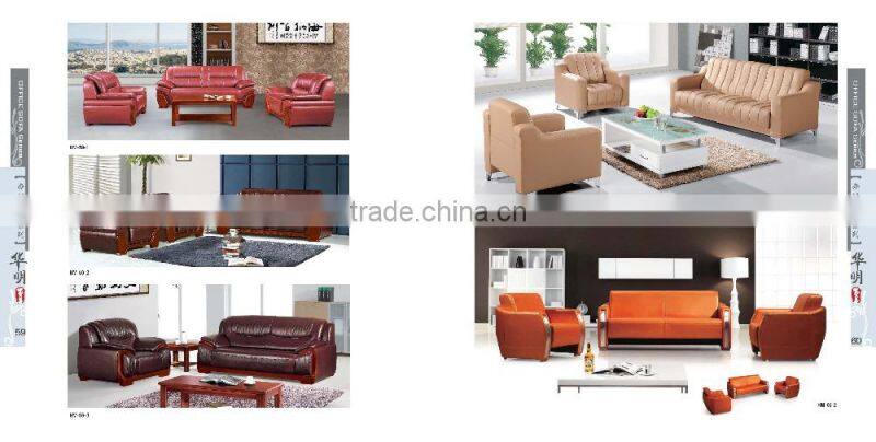 Antique and competive price leather sofa in china