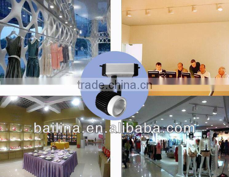 3-phase 30w cob commercial led track lighting systems