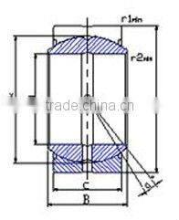 Universal cv joint bearing GE220ES-2RS cross joint bearing