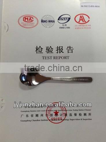 Cheap chopsticks and spoon sets made in China ( With blue flower stick on)
