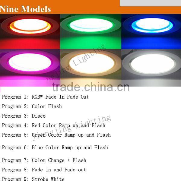 high power energy saving 3w rgb led downlight