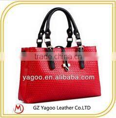 2016 plain matt leather european style ladies fashion handbags hand bags