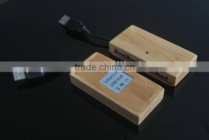 bamboo usb hub