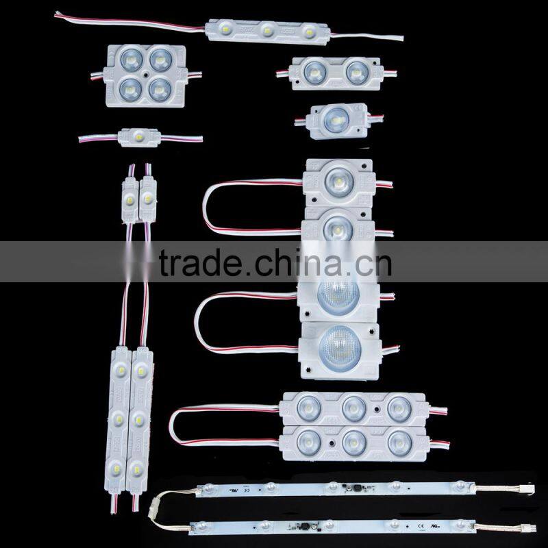 Factory high power LED module SMD2835 12V 3leds Waterproof for advertising Sign