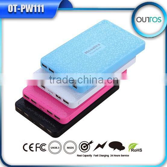 16000mah power bank usb 2.0 4 port hub with mobile phone charger