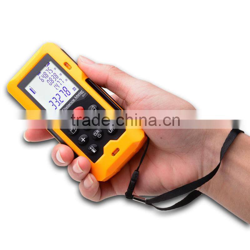 Area Volume Measurer Range Finder Professional level gauge tool 80m/262ft with Accuracy 1.5mm Laser Distance Meter