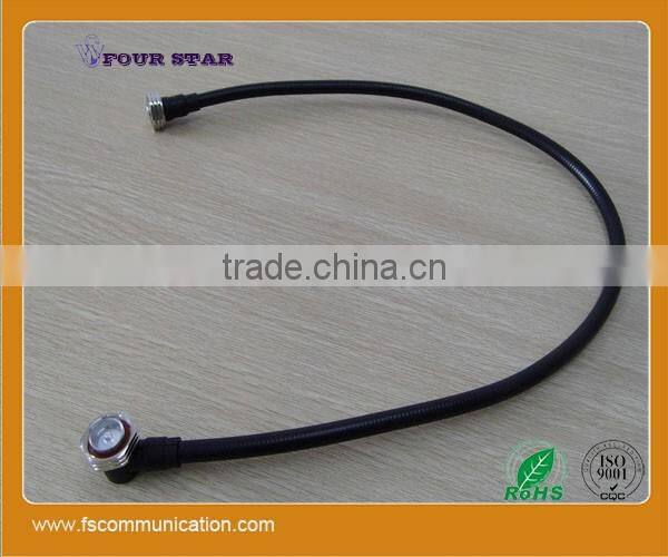 1/2'' superflexible cable assembly 7/16 male to 7/16 male right angle connector
