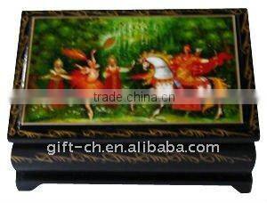 handmade christmas wooden music box