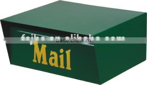 JHC-2109 Gardening Common Design Residential Green Cast Iron Letter Box/Building mail box