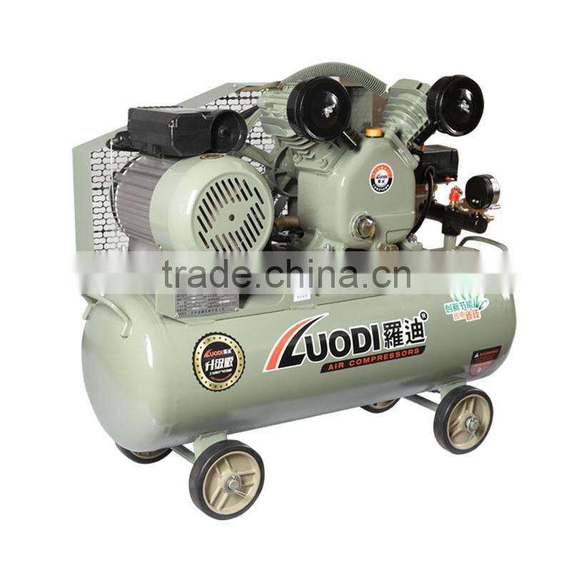 150L high pressure 7.5kw/10hp portable diesel engine piston belt driven air compresso