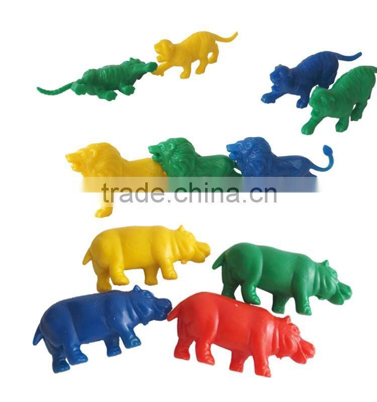 Educational Counters Toy 10 Shapes Wild Animal Counters