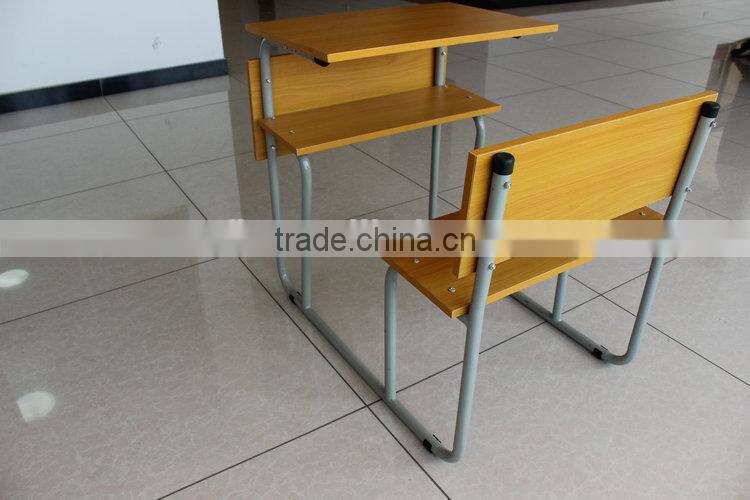 Cheap and high quality standard size of school desk chair made in china
