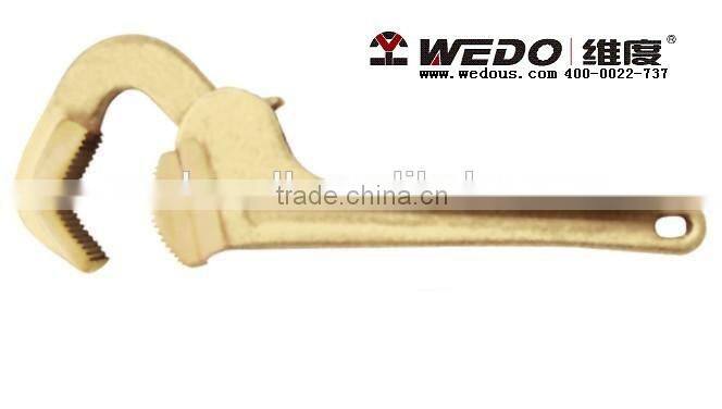 Anti spark tools; High quality Rapid Grip Pipe Wrench/ Spanner; Die forged;China Manufacturer;OEM service; No MOQ