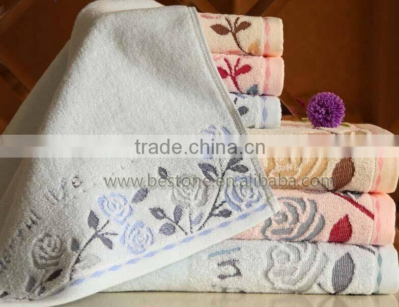 Quality Wedding Gift Rose Towel Set