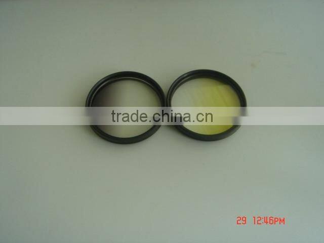 Camera round color gradual orange filter