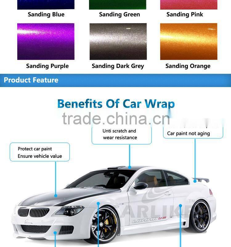Glossy Chrome Metallic Cool Sticker Self Adhesive Car Wrap Vinyl